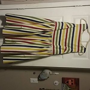 Modcloth×collectif rainbow dress uk20 us18